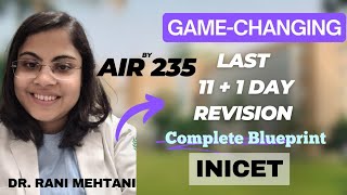 Last 10 days revision plan for INICET Nov 2024 #inicet #examstrategy  #neetpg #inicet2024 #mbbs