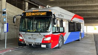 ⁴ᴷ⁶⁰ SamTrans 2023 New Flyer XE40 #1000 on Route ECR