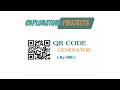 QR Code Generator By MK | Python Desktop Application Exploratory Project | | MARCH 2024 |
