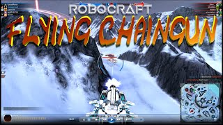 Flying Chain Gun! Robocraft with ThatDomGuy (DomegatronX)