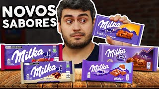 Provamos os Novos e Raros Sabores de MILKA Bubbly, Chocolate Suiço? ft. Balian