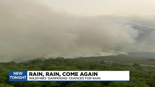 Climate expert explains impact of fire smoke on potential rainfall