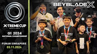 【公式G1大会】BEYBLADE X G1 X-TREME CUP SG 2024 JUNIOR/OPEN CAT FINALIST BATTLE | FUNAN | 3.11.24『ベイブレードx』