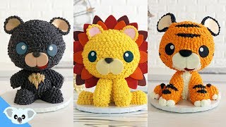 LIONS, TIGERS AND BEARS CAKE | Kawaii Animal Birthday Party| Cake Art | Koalipops