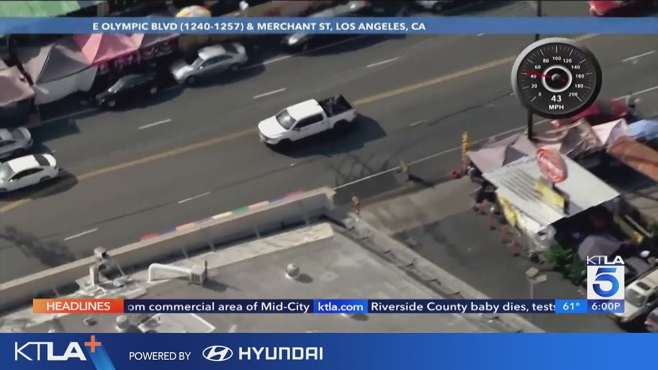 Suspected Car Thief Shot By L.A. Police Following High-speed Chase ...