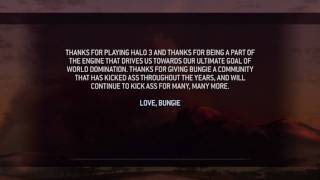 Halo 3 - Lord Hood's eulogy & Legendary Ending