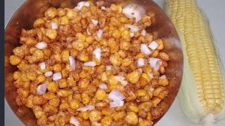 Crispy Corn recipe😋| Barbeque style sweetcorn| మొక్కజొన్న |Sweetcorn recipe|Crunchy and tasty recipe