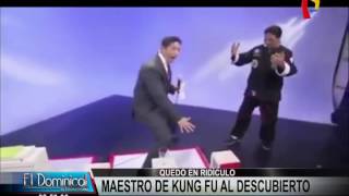 Falso maestro de Kung Fu quedó al descubierto en programa de televisión