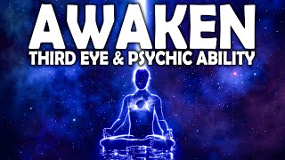 852Hz + 963Hz ! Awaken Third Eye, Psychic Ability & Intuition ! Miracle Meditation Music