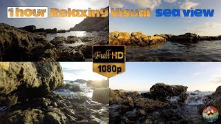 Relaxing Visual beautiful sea view 1 hour full hd for sleeping and stress relief