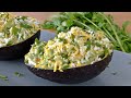 Aguacates rellenos de ATUN ¡una receta con AGUACATE deliciosa!