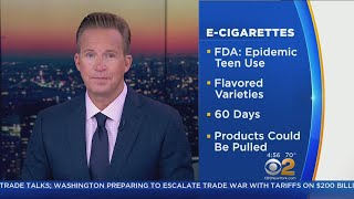 FDA Cracking Down On E-Cigarettes