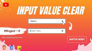 How to Clear Input Fields in JavaScript #html #css #javascript