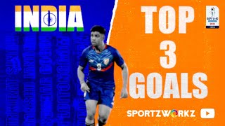 Top 3 goals of India in SAFF U20 Championship 2022 || Sportzworkz