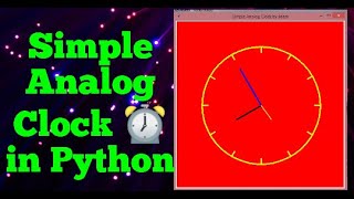 Python project turtle Analog clock in (Hindi)by ikram #1