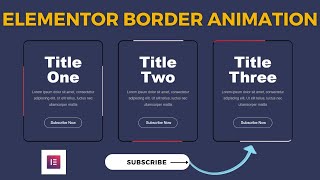How to Create Elementor Border Animation | WordPress Builder
