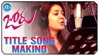 Joru Movie Songs || Title Song Making || Sung By Rashi Khanna