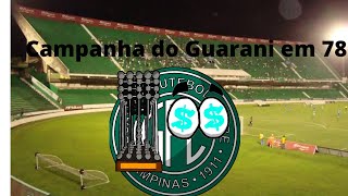 Campanha do Guarani no Campeonato Brasileiro de 1978