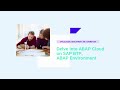 Delve into ABAP Cloud on SAP BTP, ABAP Environment - AD181v