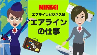 CAやグランドスタッフの仕事【NIKKEI エアラインビジネス科】