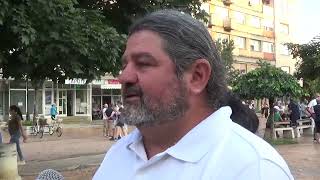 Aleksandar Vasov - izjava (Protestna šetnja u Pirotu) 07.07.2023.