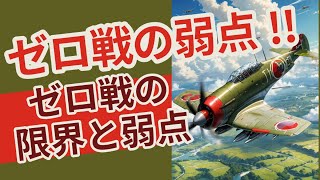 ゼロ戦の弱点！ゼロ戦の限界と弱点