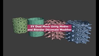 LIVENODING 1477 / Dual Mesh Surface Using Decimate and SV Nodes