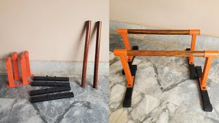 30$ Heavy Duty Homemade Parallette  Bars (Don't Buy Online)