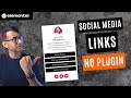 Create a Social Media Links Page with NO Plugin - Elementor Wordpress Tutorial Linktree & Donations