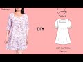 DIY Candy Dress | How To Make A Dress with Sewing Pattern | Dress with ruffles