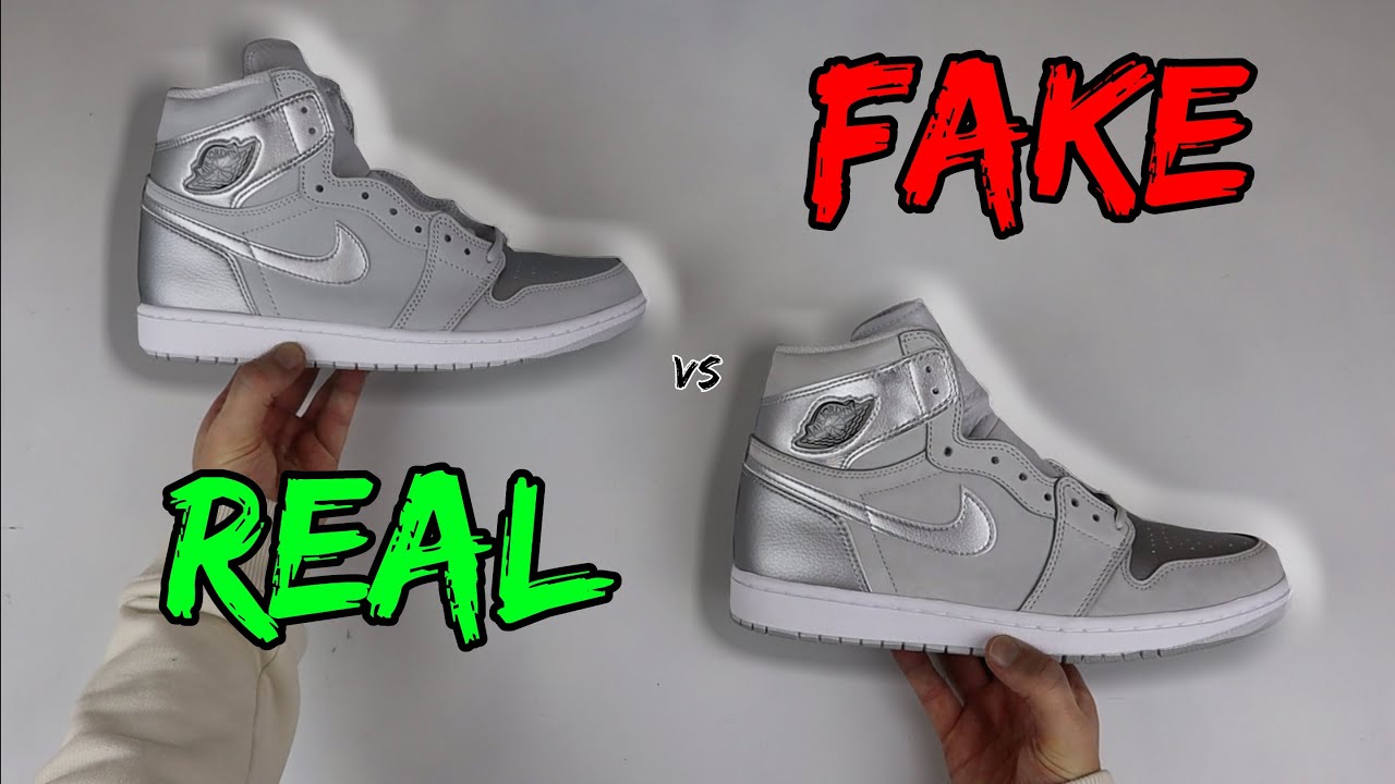 Fake Jordans Gray And White