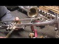 wrong oil applied to a trumpet valve and how to fix it