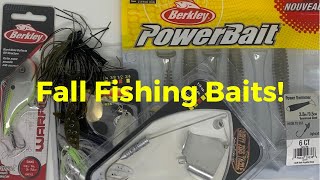 My Top 5 Fall Fishing Baits