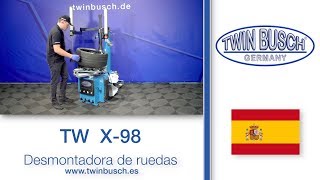 TW X-98: desmontadora de ruedas semiautomática multi-talento de TWIN BUSCH®