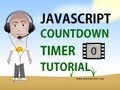 Javascript countdown timer tutorial setTimeout clearTimeout programming html