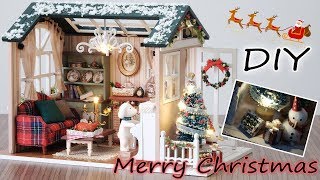 DIY Miniature Dollhouse Kit || Merry Christmas - Relaxing Satisfying Video