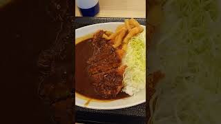 衝撃の早食い　カツカレーかつや3　#shorts　#とおる食堂　#カツカレー　#かつや