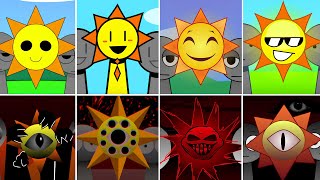 Incredibox - Sprunki but ONLY MR SUN in ALL Different Mods Part 2