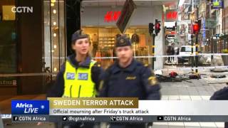 Sweden attack: Official mourning after Friday's truck attack