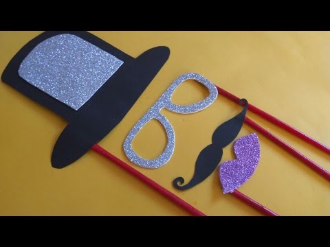 How to make Party Props at home | DIY Photobooth Props idea How to make Party Props at home | DIY Photobooth Props idea