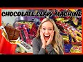 Back At The Chocolate Factory Challenge Claw Machine | Candy Pusher Another Win At The Arcade!!