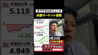 【アメリカ指数｜10月25日】​遂に１ドル１５０円突破！Google暴落でナスダック道連れ！#shorts #アメリカ