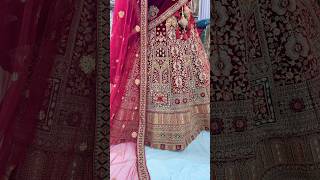 🥰Full heavy Rajwadi bridal Lehenga  #shortsfeed #shortsviral #shortvideo #wedding #lehenga #bridal