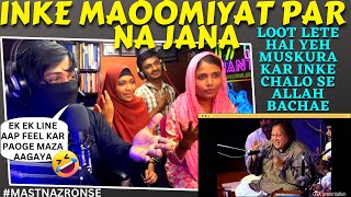 Mast Nazron Se - Ustad Nusrat Fateh Ali Khan - OSA- Husan Walon Se Allah Bachaye| Reaction