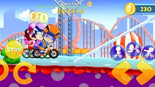 Autumn + Attraction Levels | Vlad Niki Kids Bike Racing iOS 3D 2022 Game Play #9 | Abdullah Gaming 🎮