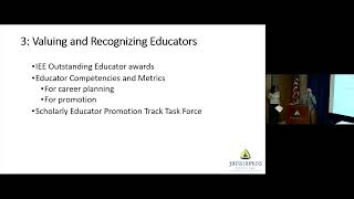 Insitute for Excellence in Education (IEE) - New Faculty Orientation 2025
