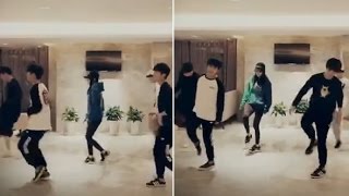 TFBOYS 李小璐 薛之謙 合體跳滑步舞 大陸萬人瘋跳搶著學！