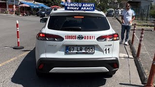 KDZ.EREĞLİ OTOMATİK ARAÇ İLE GERÇEK EHLİYET SINAVI