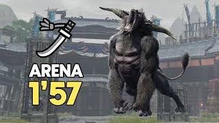 ARENA 05 Rajang Longsword Solo 1'57 | MHRise PC