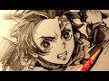 ASMR | Pencil Drawing 124 | Tanjiro Kamado (Request)